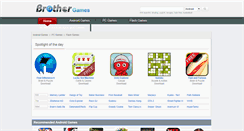 Desktop Screenshot of brothergames.com